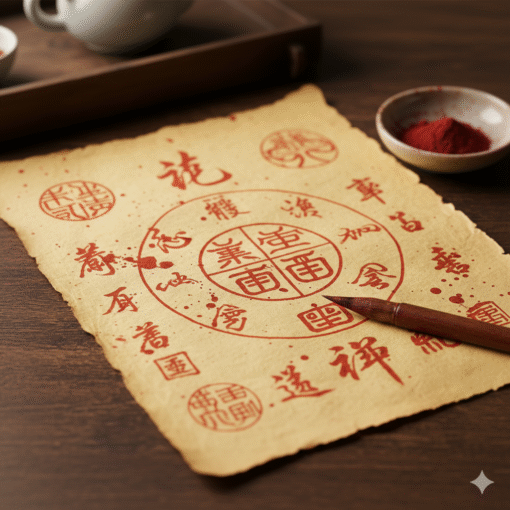 Cinnabar Blessing Talisman – Handwritten by Taoist Master - 图片 2
